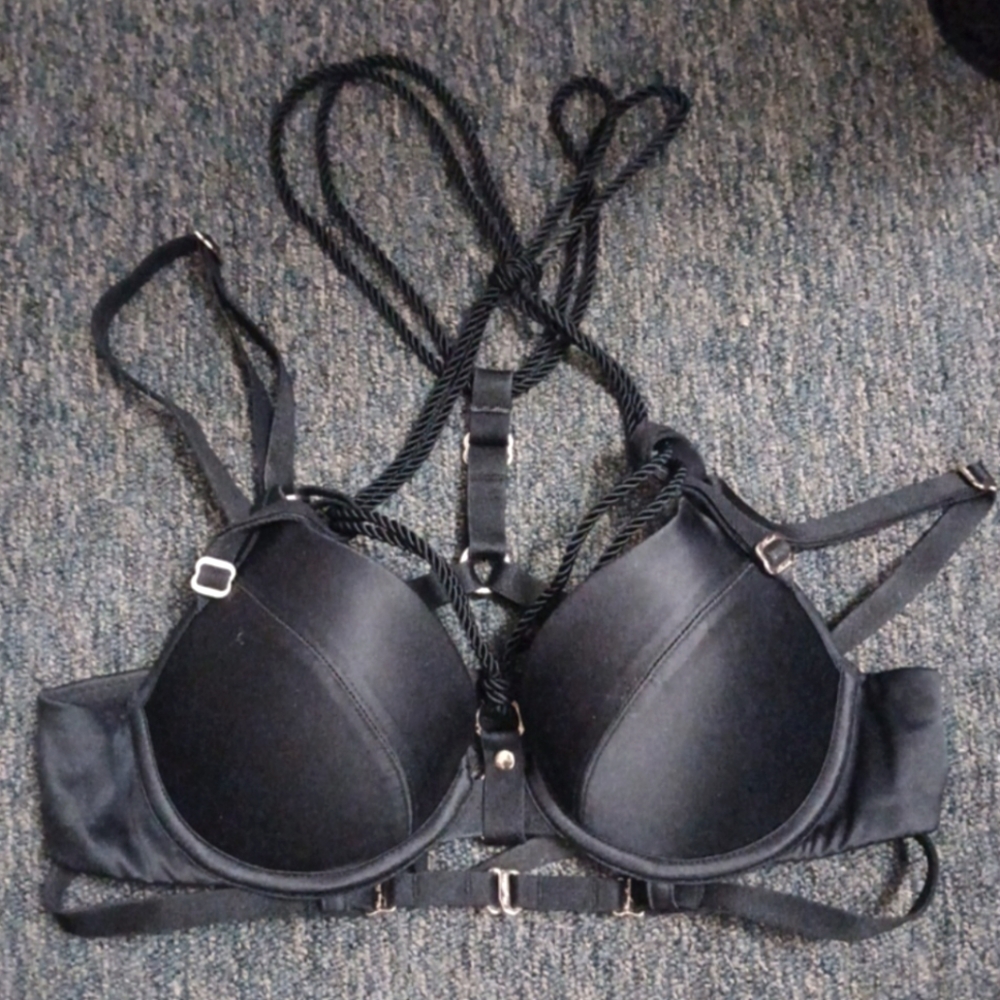 Honey Birdette Black Shibari bra 32B